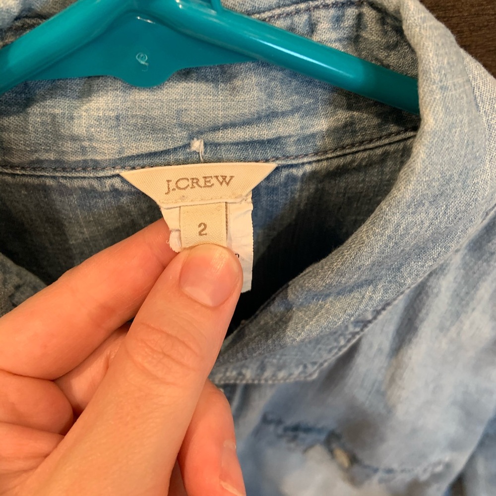 J. Crew chambray button down - Picture 2 of 2